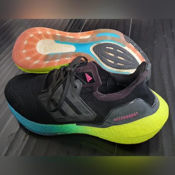 Adidas Ultraboost with Black and Multicolor Sole - Picture 1 of 1